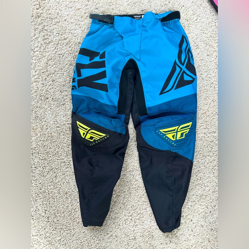 Fly Racing F16 Youth Dirtbike Riding Pants Sz 28 Short